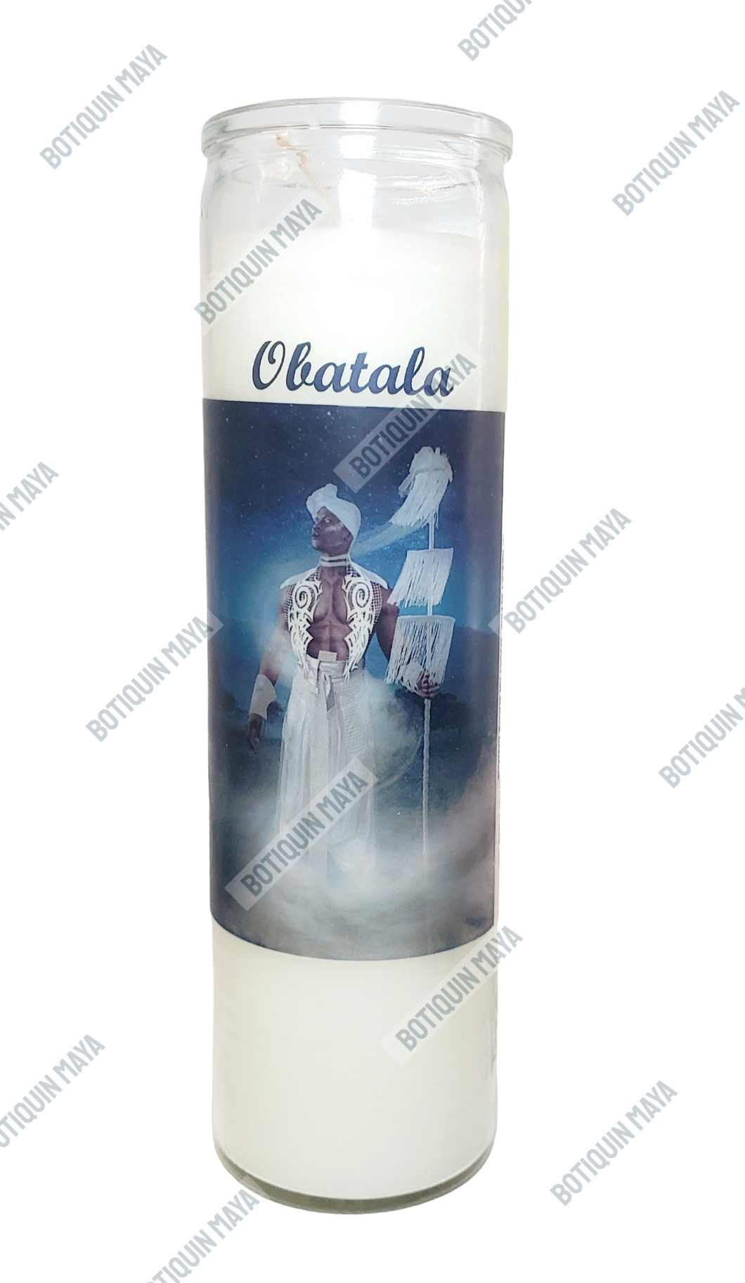 Orishas 7 Day Image Candle- Obatala