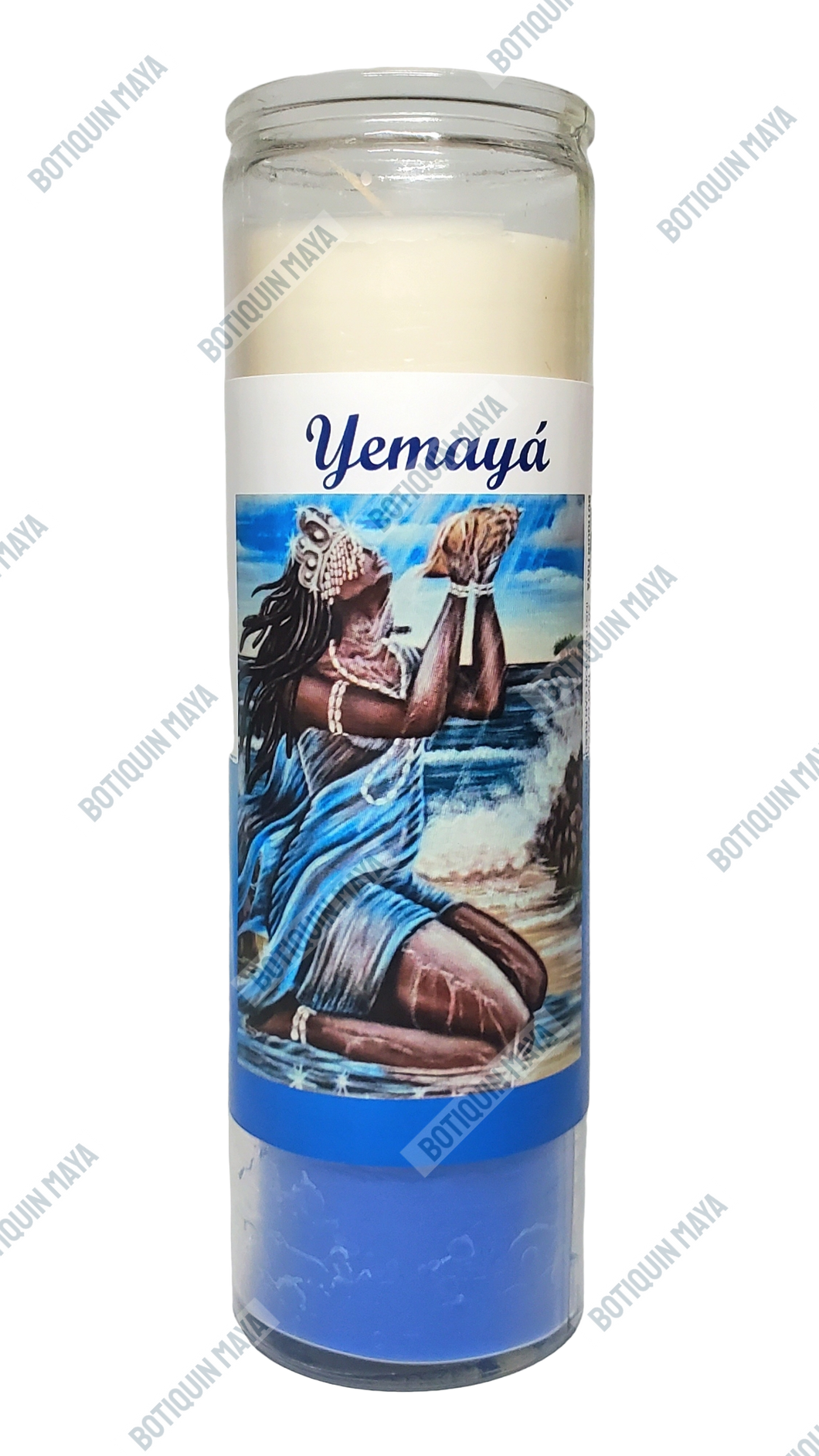 Vela de Imagen 7 Días Orishas - Yemaya